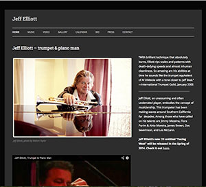 Jeff Elliott - Trumpet and piano man