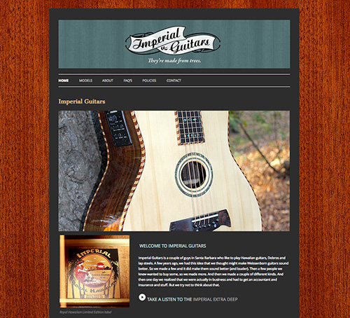 Imperial Guitars site